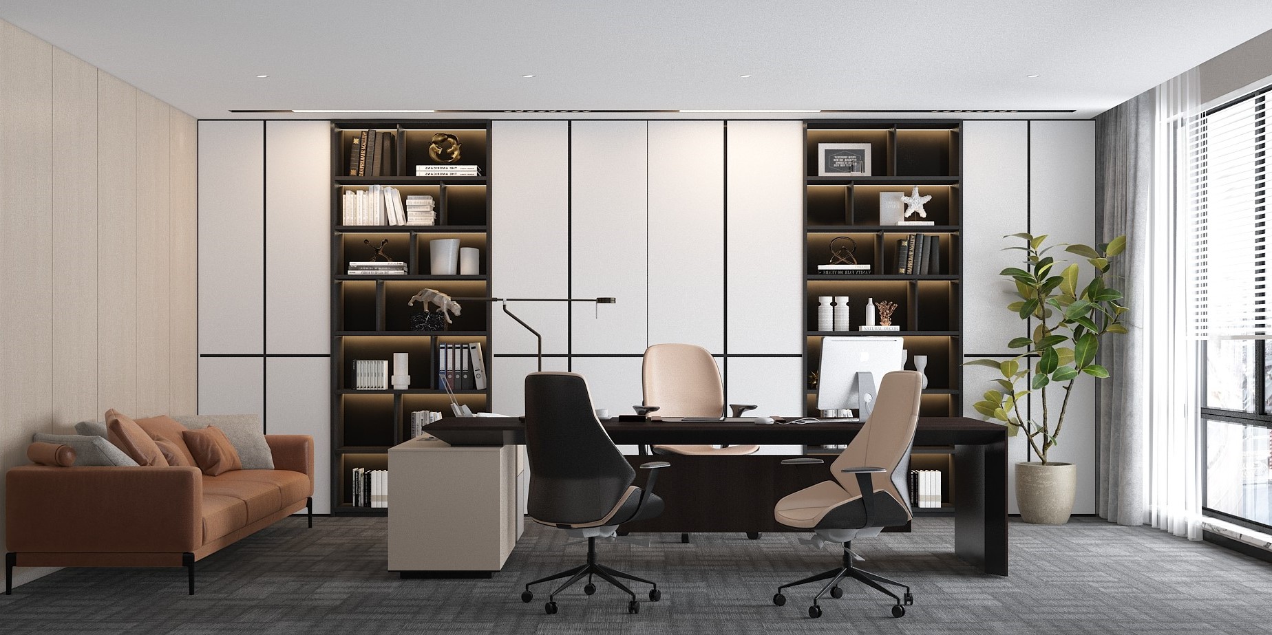 Thiết kế nội thất phòng giám đốc có vị trí vai trò rất quan trọng đối với công việc của công ty